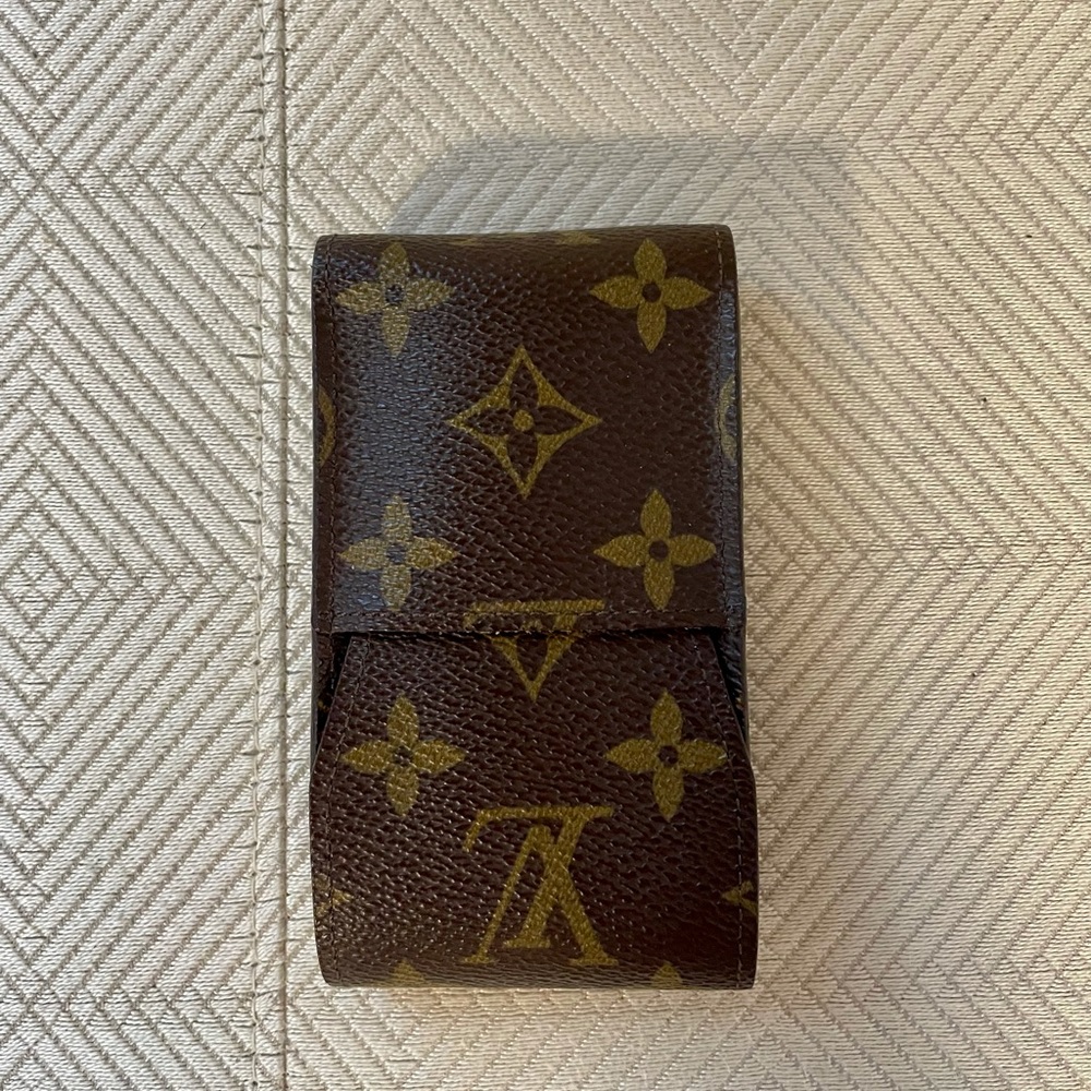 Auth Louis Vuitton Cigarette Case